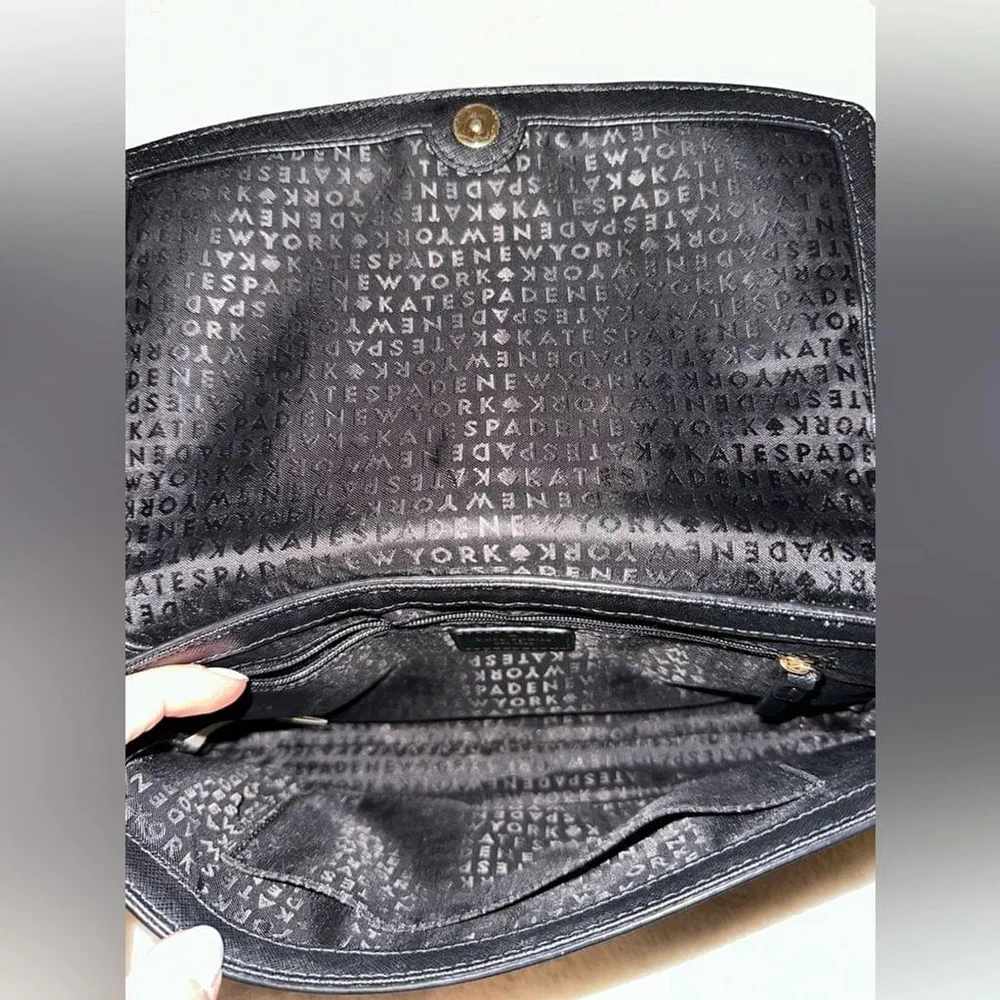 Kate Spade New York Greer Laurel Way Black Crossbody Purse